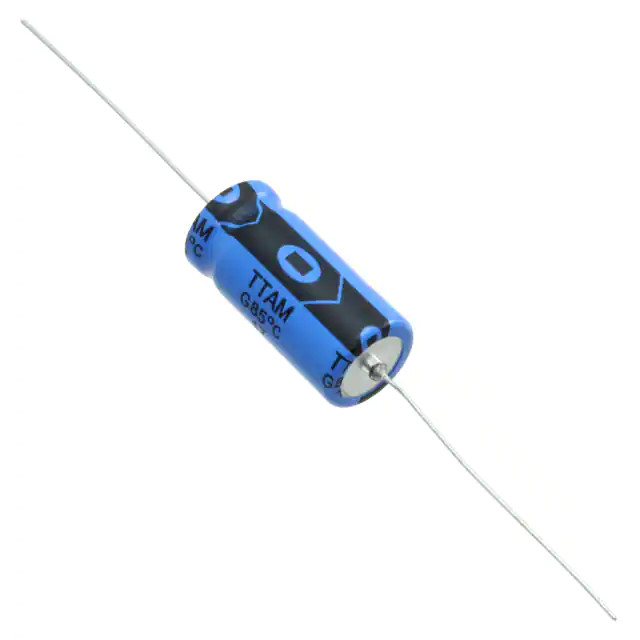 106TTA035MSD 10 µF 35V Aluminum Axial Electrolytic Capacitor CAN 23.2101 Ohm